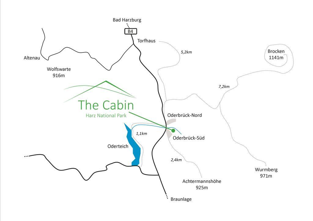Отель The Cabin - Harz National Park Санкт-Андреасберг Экстерьер фото